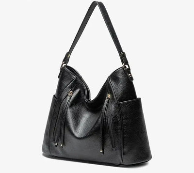 The Magic of Clara Blanche | Timeless Faux Leather Shoulder Bag 