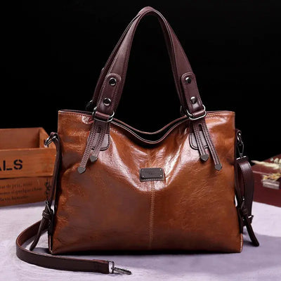 Clara's Journey | Full Leather Shoulder Bag 