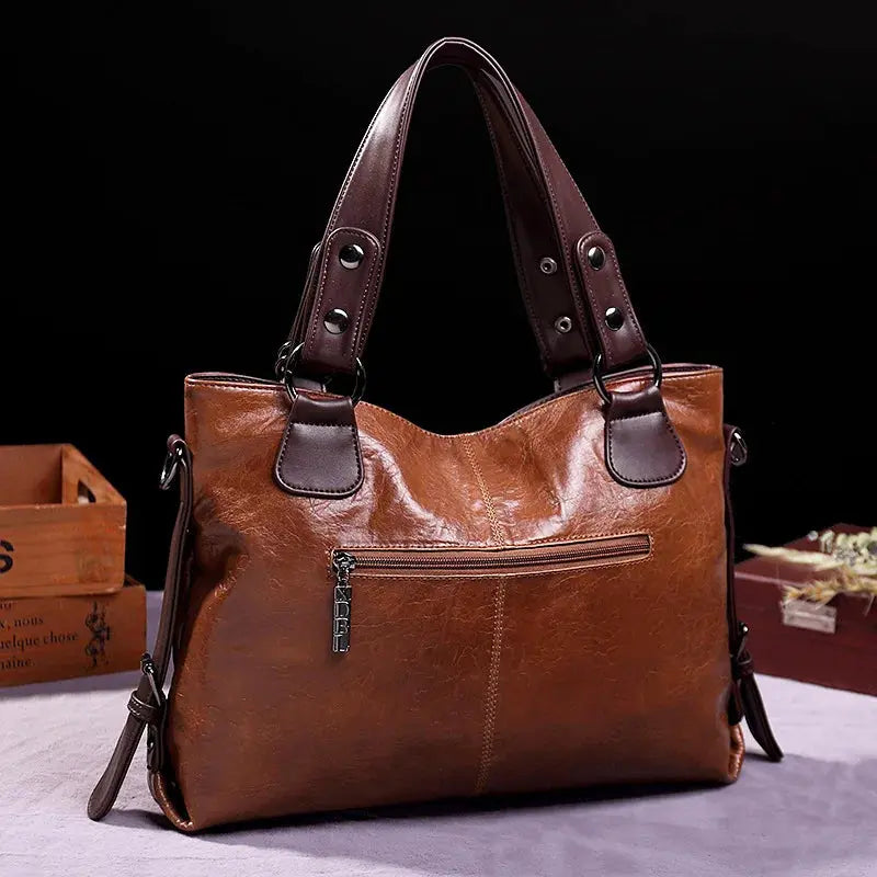 Clara's Journey | Full Leather Shoulder Bag 