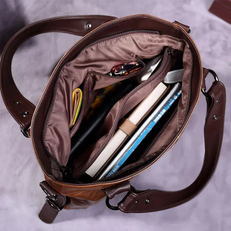 Clara's Journey | Full Leather Shoulder Bag 