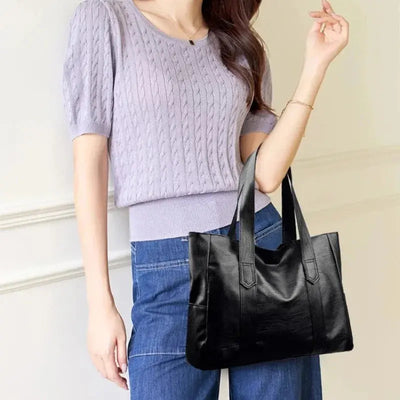 Clara's Simple Elegance | High-End Shoulder Bag 