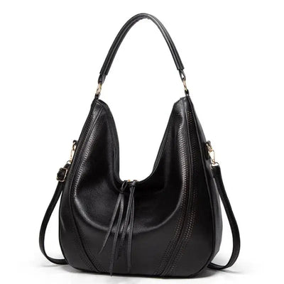 Clara's Timeless Versatility | Premium Leather Shoulder Bag 
