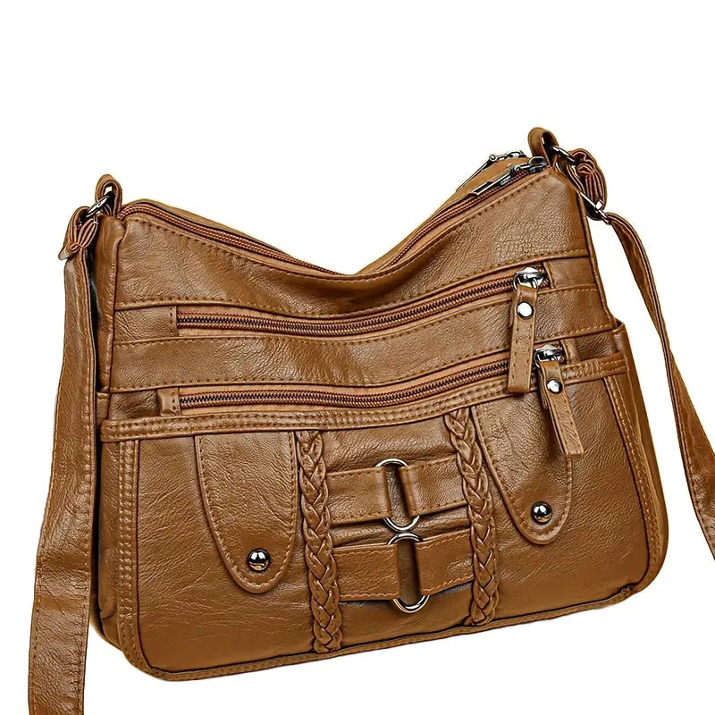 Clara Side Bag with Studs | Anti-Theft Side Bag