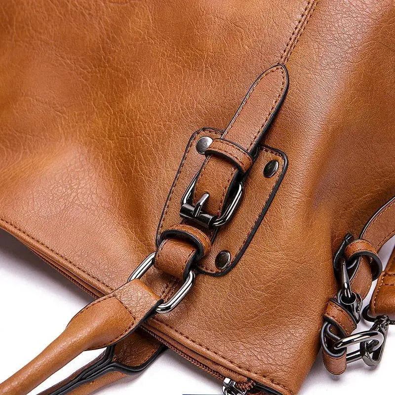 Clara Luxury Leather Shoulder Bag 