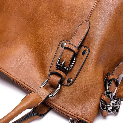 Clara Luxury Leather Shoulder Bag 