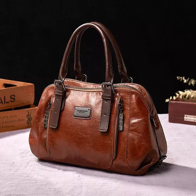 Clara Silk Bag | Luxury Genuine Leather Shoulder Bag 