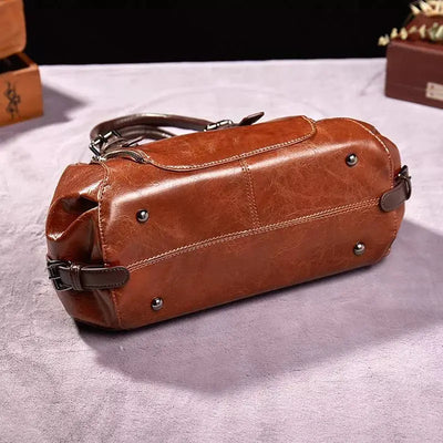 Clara Silk Bag | Luxury Genuine Leather Shoulder Bag 