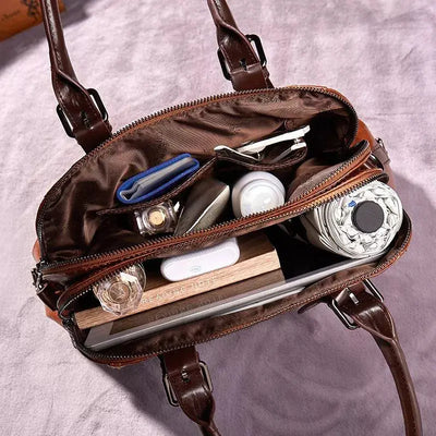 Clara Silk Bag | Luxury Genuine Leather Shoulder Bag 