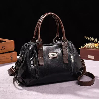 Clara Silk Bag | Luxury Genuine Leather Shoulder Bag 