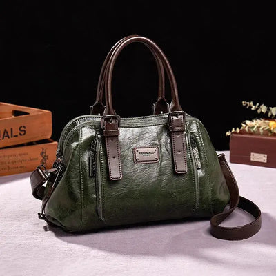 Clara Silk Bag | Luxury Genuine Leather Shoulder Bag 
