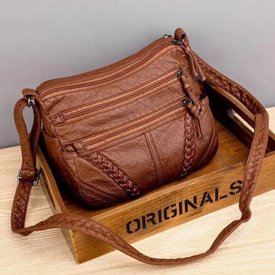 Classic Soft Sofia Bag | Genuine Leather Shoulder Bag 