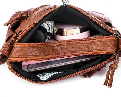 Classic Soft Sofia Bag | Genuine Leather Shoulder Bag 