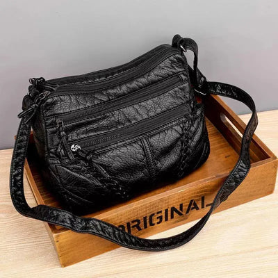 Classic Soft Sofia Bag | Genuine Leather Shoulder Bag 
