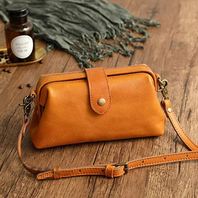 Clara Felissa Classic Bag | Vintage-Inspired Designer Leather Bag 